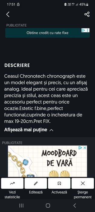 Chronotech chronograph