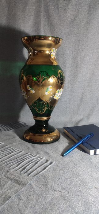 Богема. Ваза чешская, оригинал