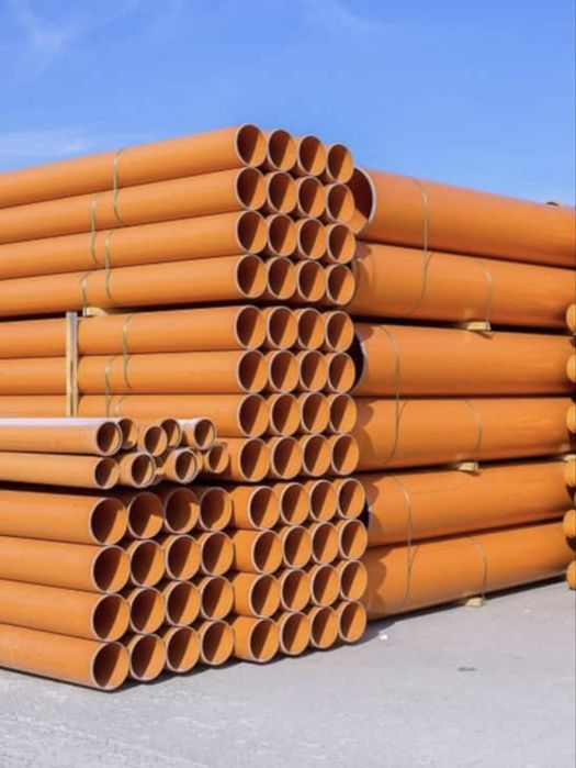 Teava pvc albastra portocalie