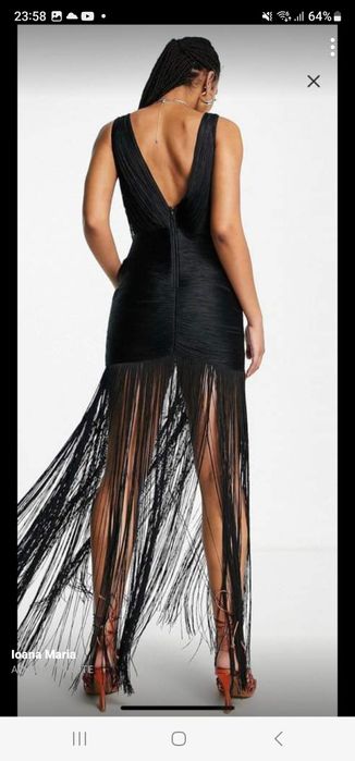 Rochie Asos cu franjuri