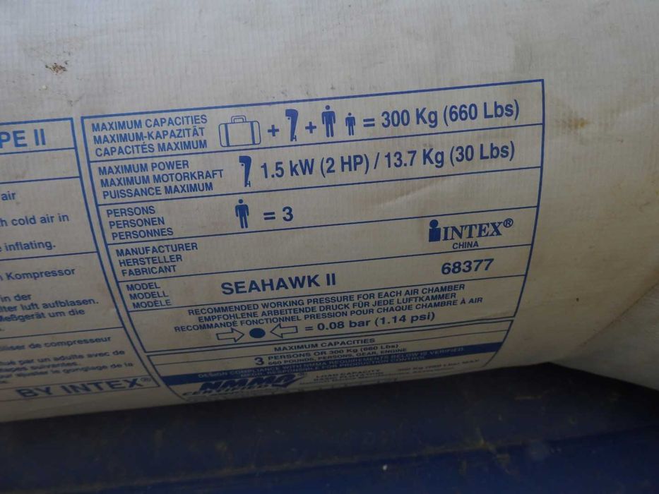 Intex Seahawk II - ideala pentru pescuit