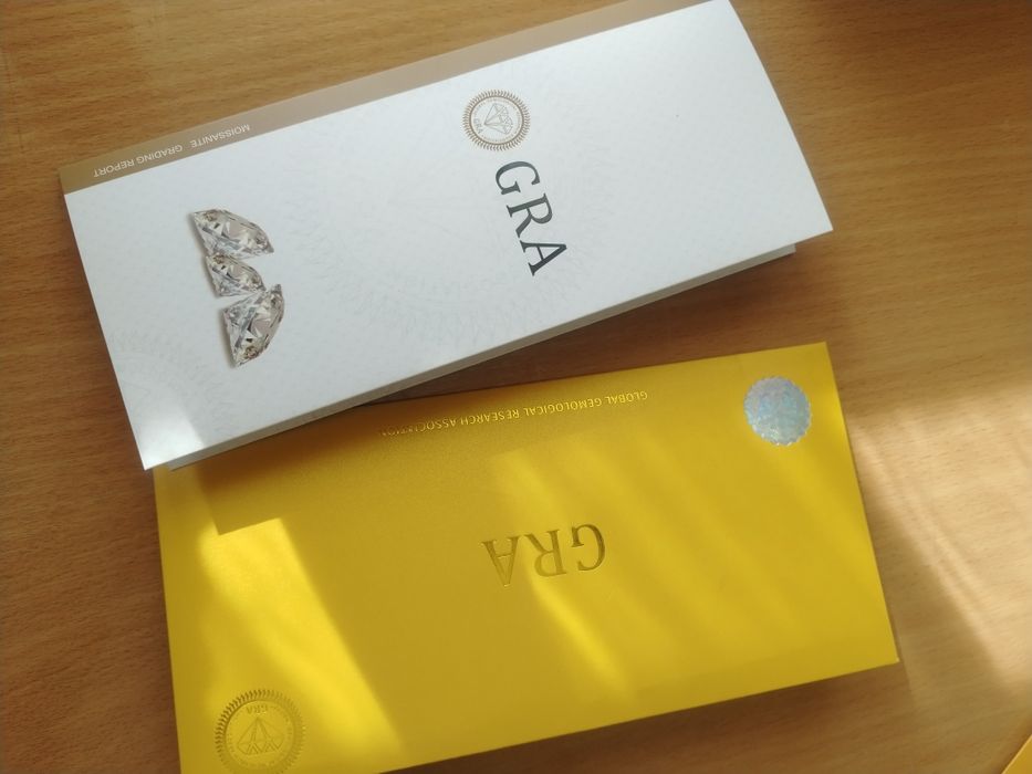 Набор из серебра. Камни муассаниты