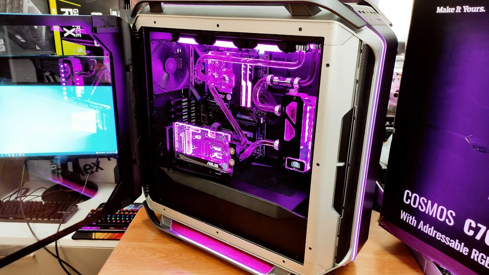 Система кастомного  водяного охлаждения