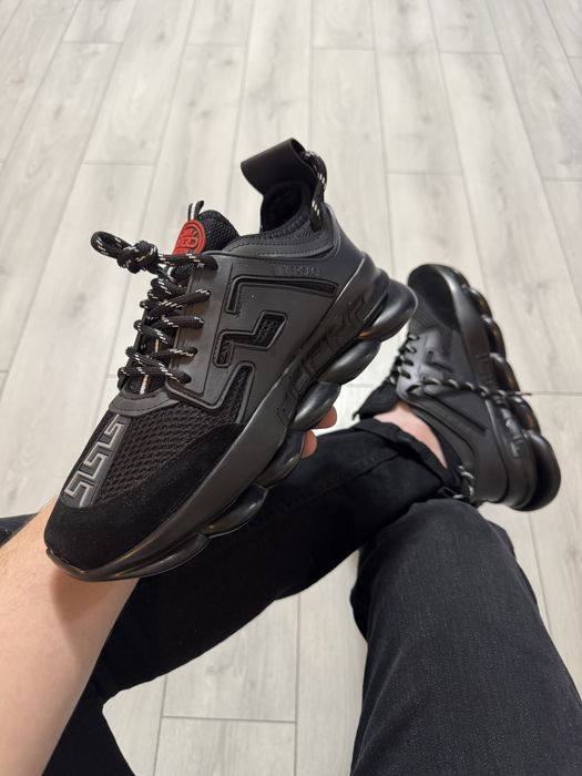 Adidasi Barbati Chain Reaction Full Negru!