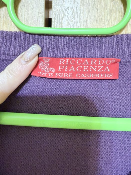 Мъжки пуловер Рlаcenza. 100% кашмир. Pазмер XL/L.