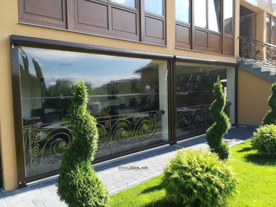 Pereti transparenti anti-vant Zalau/ Inchideri terase gradina