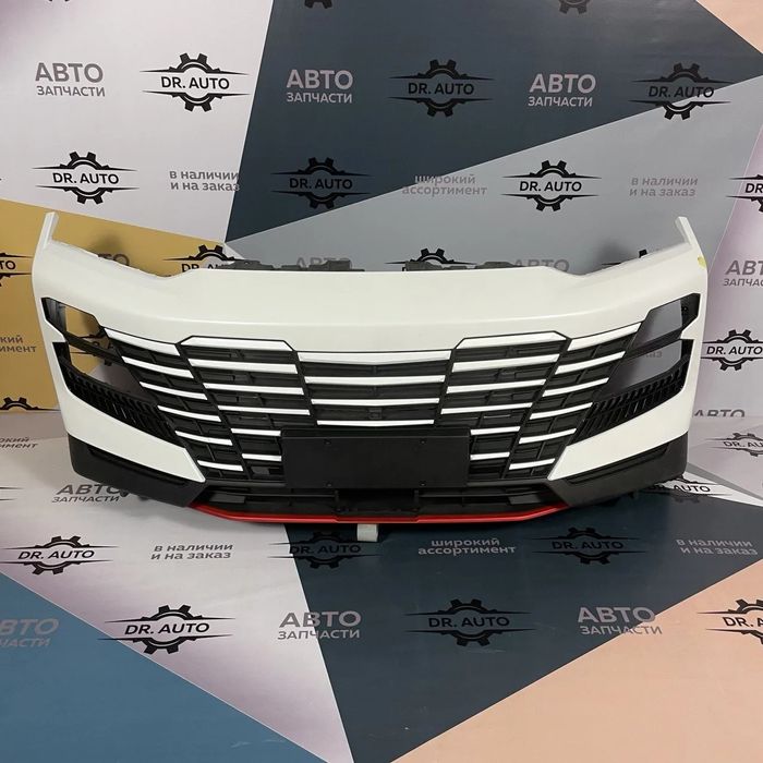 Бампер передний белый Jetour Dashing