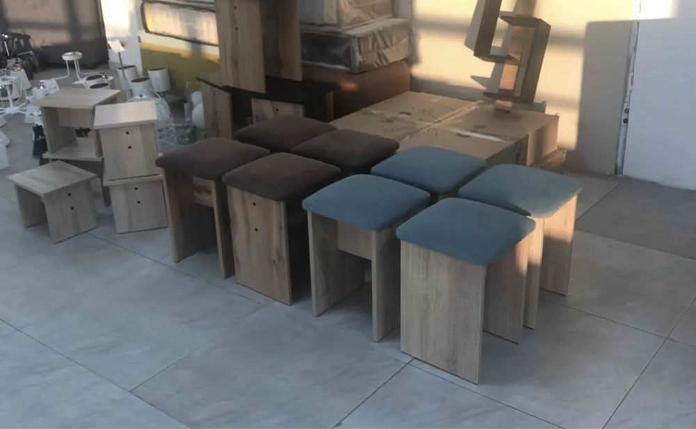 Табуретки мягкие