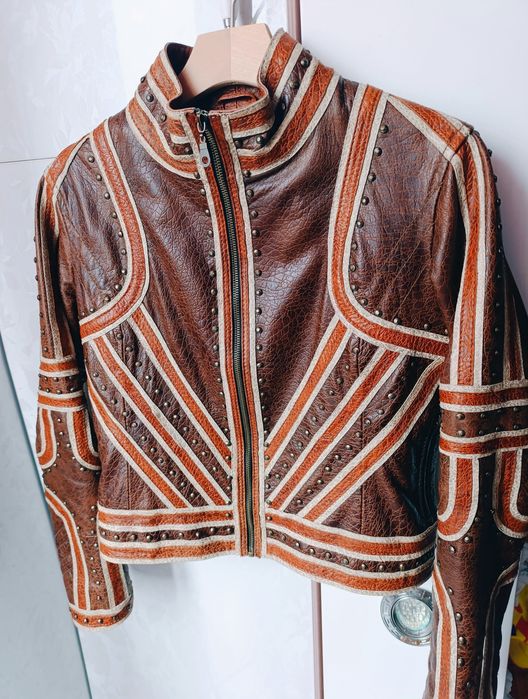 Уникално кожено яке от телешка кожа