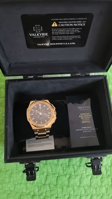 VALKYRIE DAS CHRONO OCTAGON V-7070 (all gold) лимитированная серия — п