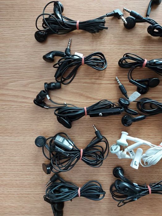 Casti HandsFree stereo pe fir, noi, cu microfon, Hi-Fi, Samsung, nokia