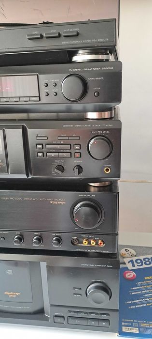 Sony Amplificator Japan Pickup Deck CD Tuner Linie 5 Piese