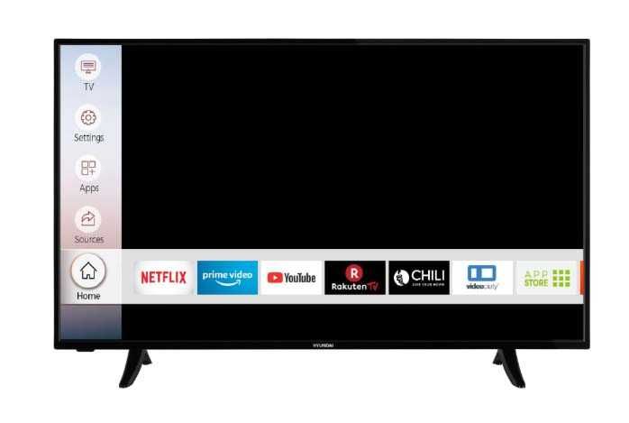 tv LED smart Hyundai 6750B negru