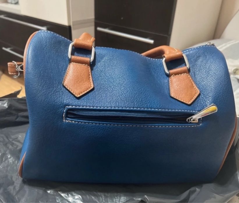 Geanta piele-  bagaj de mână/de umăr  de avion, unisex