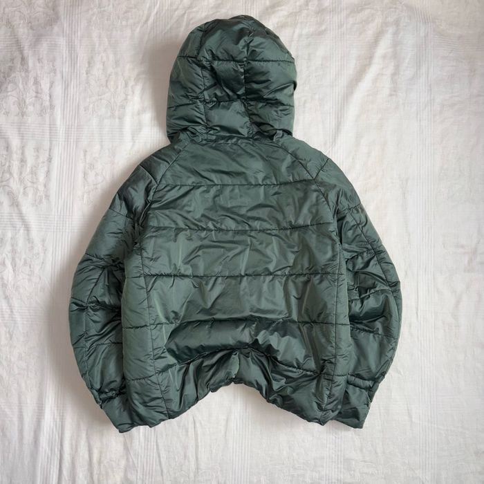 Geaca scurta puffer kaki M cargo vintage verde inchis stare buna basic