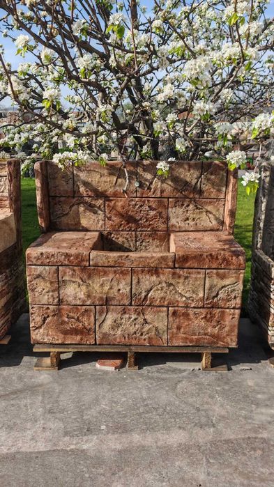 Градински мивки изработени от бетон