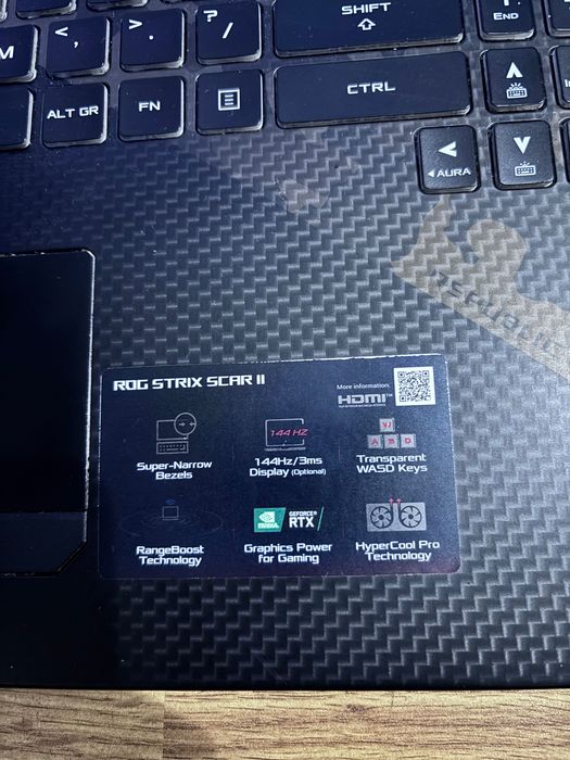!VAND URGENT! Laptop Asus ROG strix scar ||