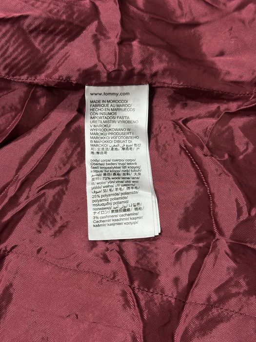 Мъжко вълнено палто Tommy Hilfiger - размер L, много добро състояние