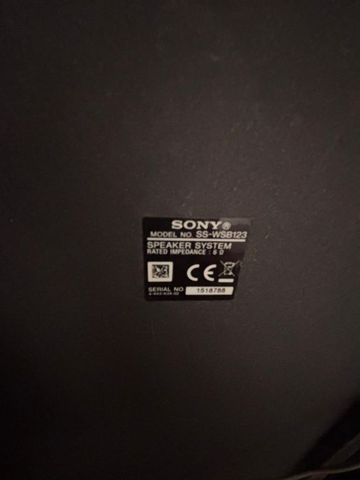 Sistem Boxe Home Cinema 5.1 Sony – 2 Boxe Turn, Sateliți, Centru & Subwoofer