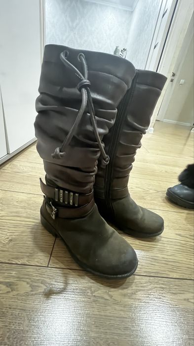 Сапоги натуральные детские на девочку