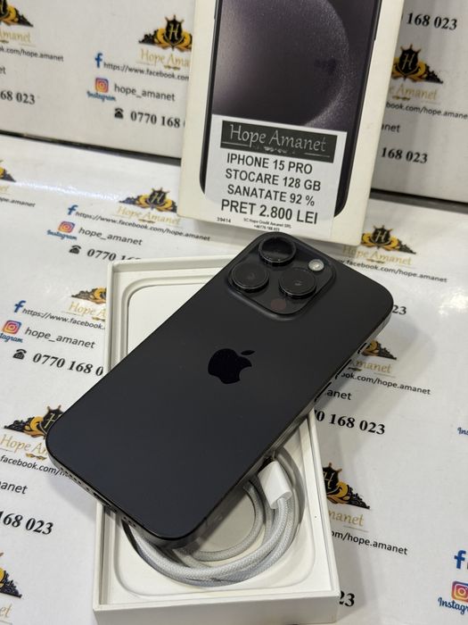 Hope Amanet P7 Iphone 15 Pro 128 Gb