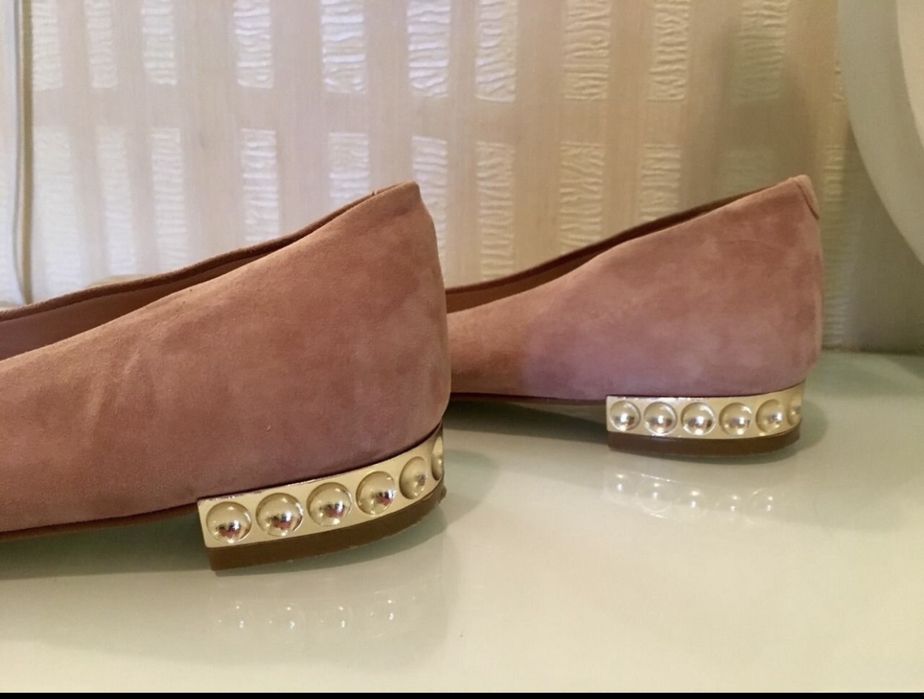 Замшевые балетки Испания 37,5