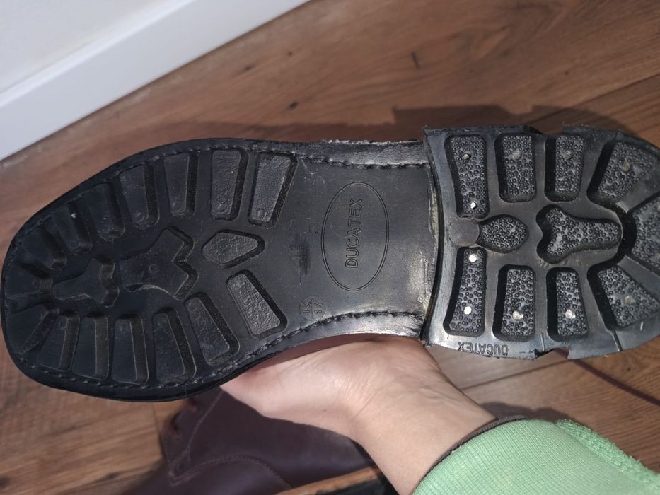 Cizme militare din piele