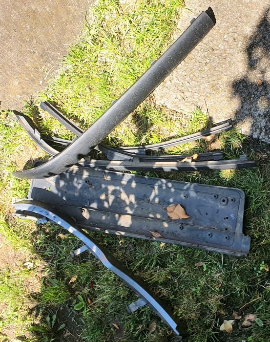 Bară+armătură față BMW E46 completă+faruri ceață