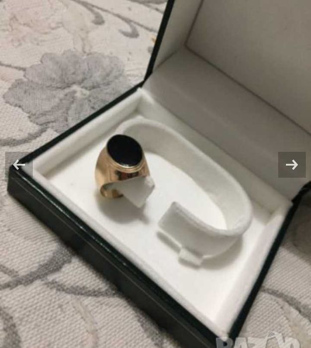 Златен мъжки пръстен