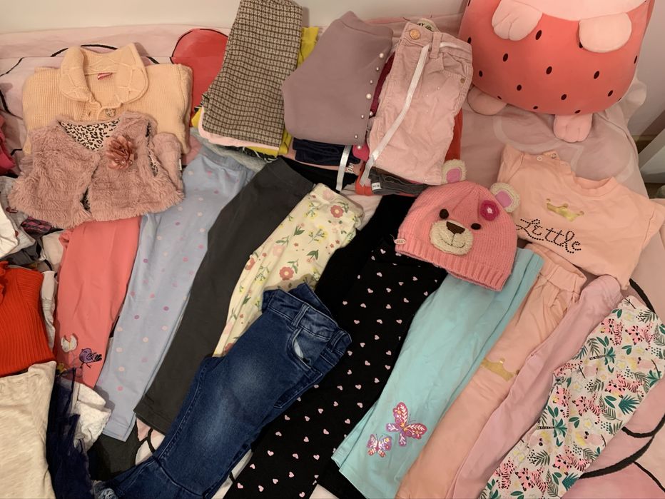 Огромен лот с дрешки за момиче 86/92см