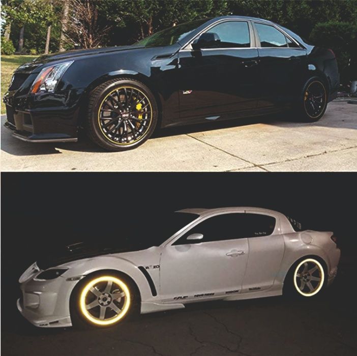 Светлоотразителни кантове ленти за джанти автомобил мотор байк ATB SUV