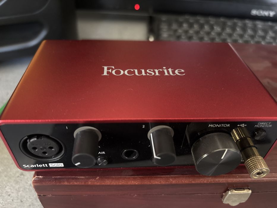 Placa audio Scarlett Solo (3rd)