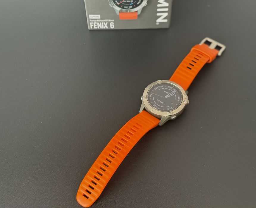 Garmin Fenix 6 SAPPHIRE Full Box – Stare foarte bună