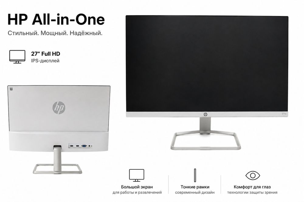 Монитор HP Series 5 27" 527sw (94F46AA) белого/серебристого цвета

Обн