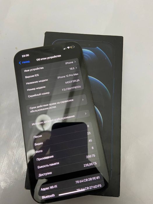 iphone 12 pro max. 256