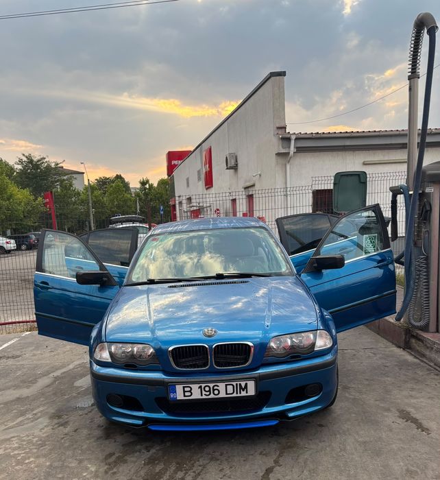 BMW e46 albastru