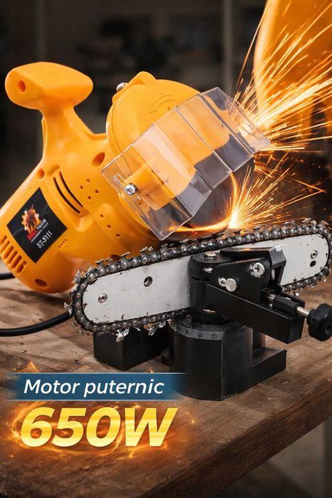 Ascutitor lant electric 650W reglabil profesional