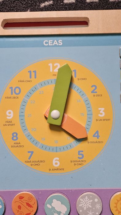 Calendar magnetic vremea pt copii - Educlass in limba romana