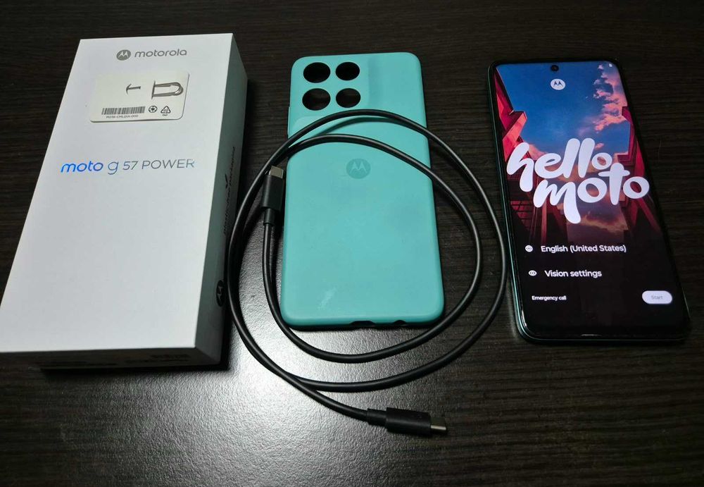 Telefon Motorola G57 Power, Dual SIM, 256GB, 12GB RAM, 5G - Folosit foarte putin, ca nou
