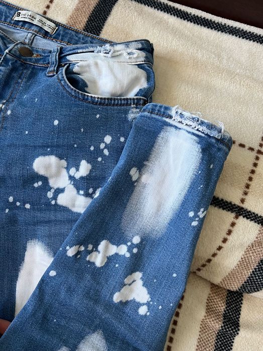 Дънки /синьо и бяло/ The Bark