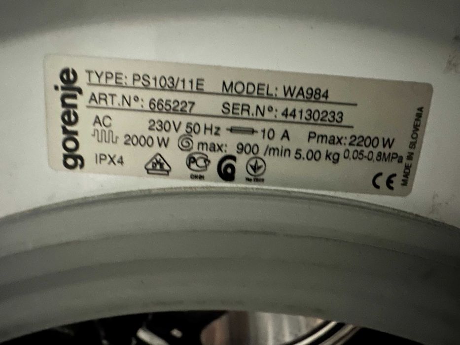 Пералня Gorenje wa984