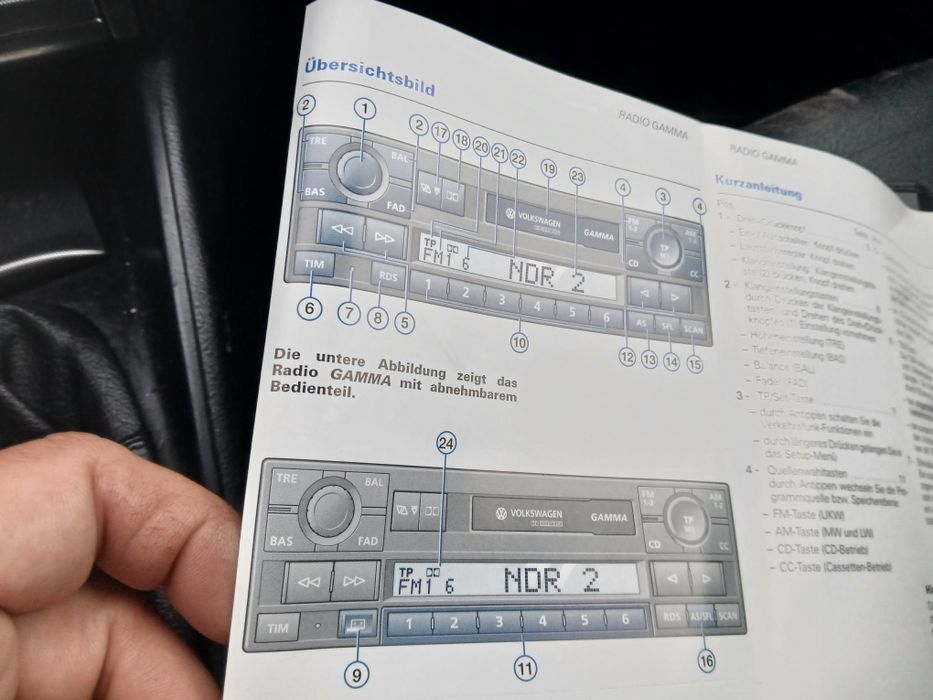 Оригинален касетофон.vw.Gamma+сд-чейнджър за vw-Golf 4.Bora.polo.passa