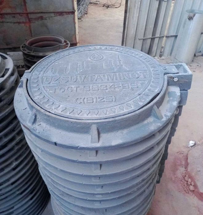 Канализационные Люки (Оптом) чугунные, полимерные, песчаные,