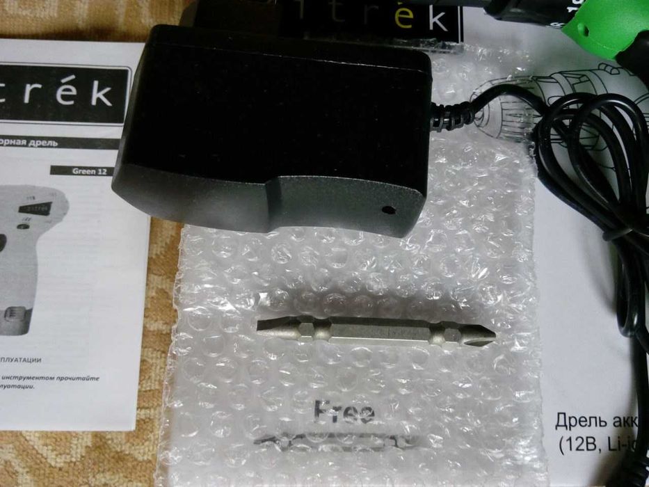 дрель шуруповерт Zitrek с подсветкой, запечатанные
