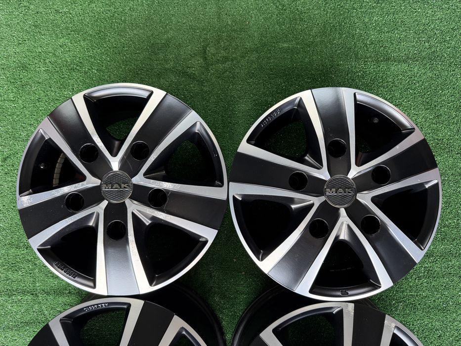 4бр. ОТЛИЧНИ ТОВАРНИ 15” Джанти *MAK* 5х160 за -FORD Transit/FORD Custom- 6.5Jx15H2, ET58