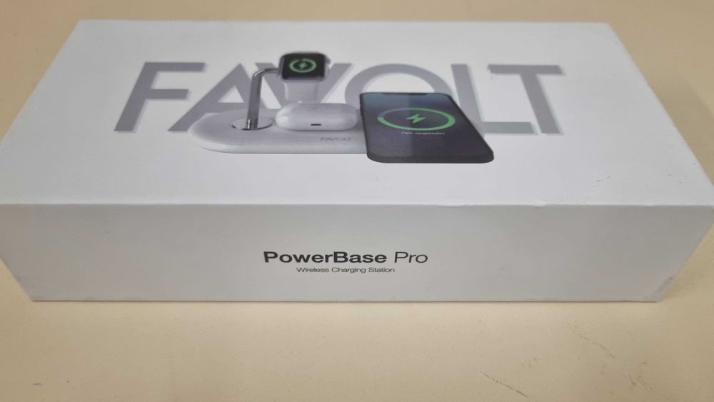Favolt PowerBase Pro безжично зарядно - станция 3в1