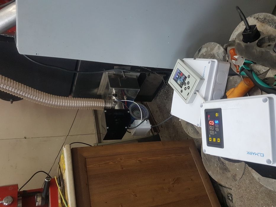 Шнек за пелети с управление