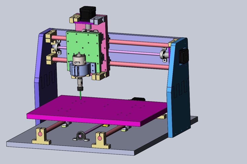 Маленький ЧПУ,  CNC 30X25 см