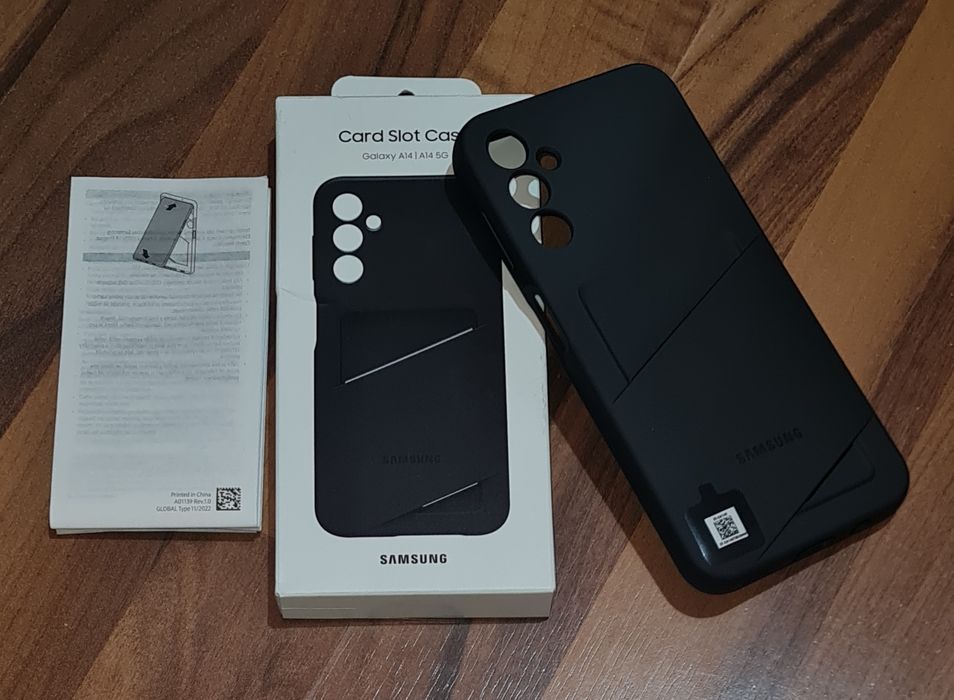 Husa silicon originala Samsung Card Slot Case Galaxy A14 si A14 5G
