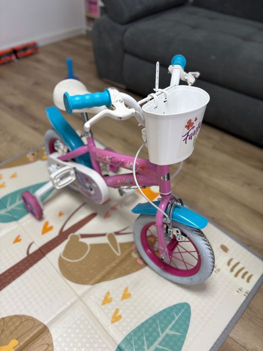 Bicicletă copii roți ajutătoare